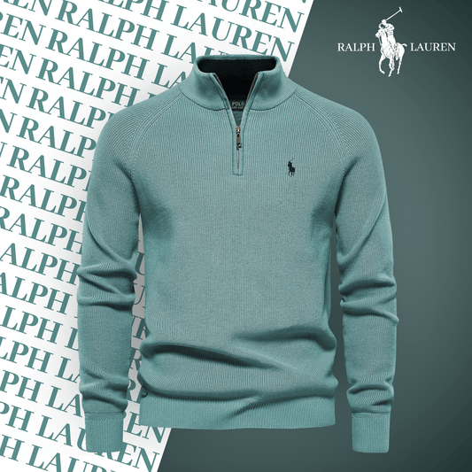 Pull Col Zippé  R&L (DÉSTOCKAGE)